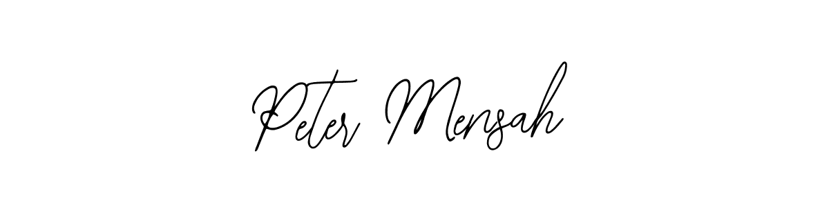 You should practise on your own different ways (Bearetta-2O07w) to write your name (Peter Mensah) in signature. don't let someone else do it for you. Peter Mensah signature style 12 images and pictures png