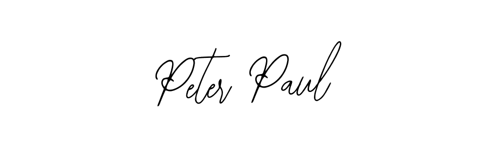 Design your own signature with our free online signature maker. With this signature software, you can create a handwritten (Bearetta-2O07w) signature for name Peter Paul. Peter Paul signature style 12 images and pictures png
