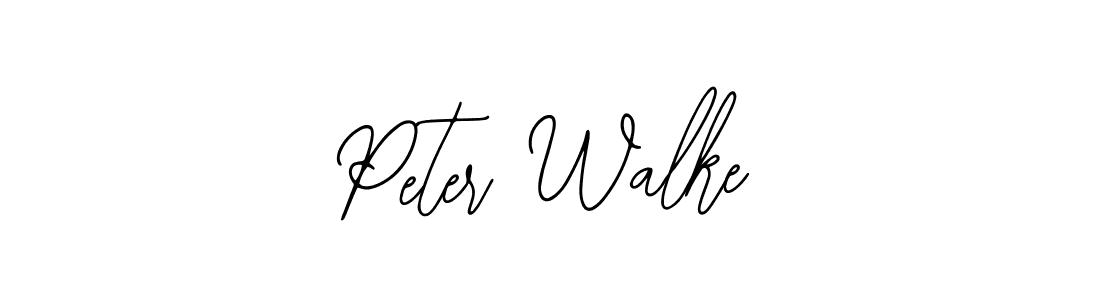 How to make Peter Walke name signature. Use Bearetta-2O07w style for creating short signs online. This is the latest handwritten sign. Peter Walke signature style 12 images and pictures png