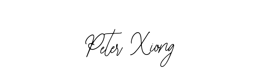 Design your own signature with our free online signature maker. With this signature software, you can create a handwritten (Bearetta-2O07w) signature for name Peter Xiong. Peter Xiong signature style 12 images and pictures png