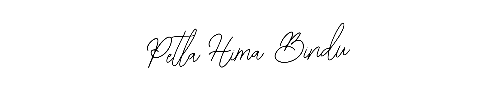 How to make Petla Hima Bindu signature? Bearetta-2O07w is a professional autograph style. Create handwritten signature for Petla Hima Bindu name. Petla Hima Bindu signature style 12 images and pictures png