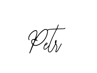 You should practise on your own different ways (Bearetta-2O07w) to write your name (Petr) in signature. don't let someone else do it for you. Petr signature style 12 images and pictures png