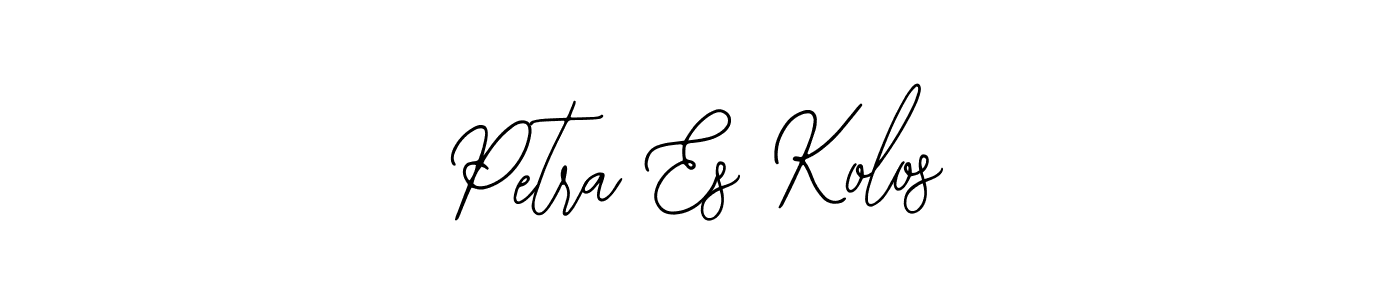 How to make Petra Es Kolos signature? Bearetta-2O07w is a professional autograph style. Create handwritten signature for Petra Es Kolos name. Petra Es Kolos signature style 12 images and pictures png