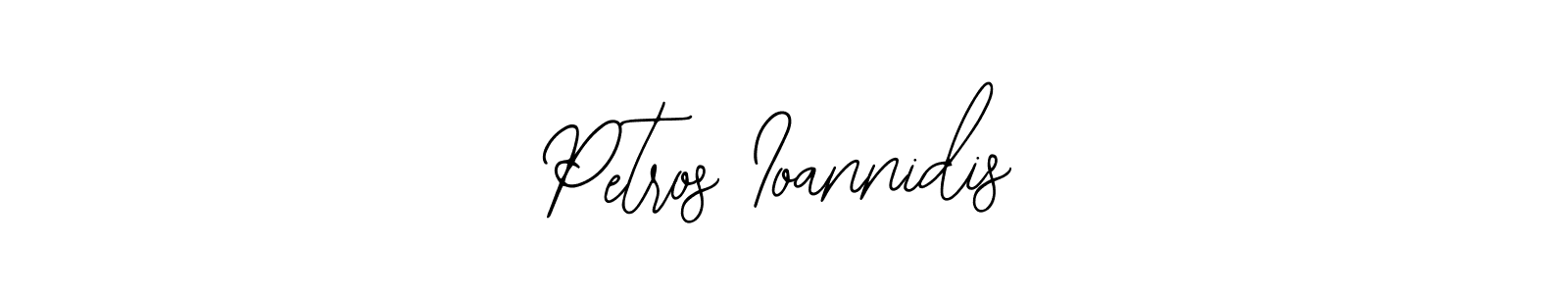 How to make Petros Ioannidis signature? Bearetta-2O07w is a professional autograph style. Create handwritten signature for Petros Ioannidis name. Petros Ioannidis signature style 12 images and pictures png