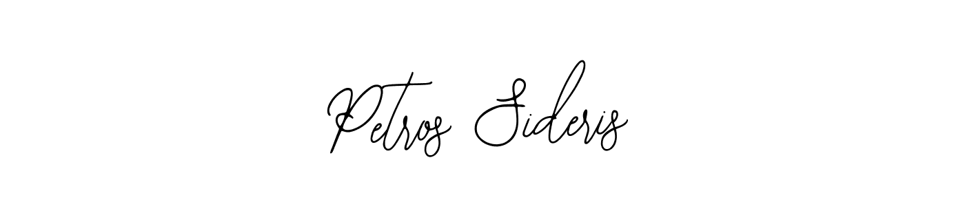 You can use this online signature creator to create a handwritten signature for the name Petros Sideris. This is the best online autograph maker. Petros Sideris signature style 12 images and pictures png