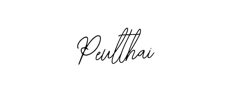 Make a beautiful signature design for name Peulthai. With this signature (Bearetta-2O07w) style, you can create a handwritten signature for free. Peulthai signature style 12 images and pictures png