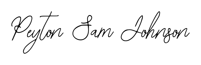 See photos of Peyton Sam Johnson official signature. Check more albums & portfolios. Read reviews & check more about Bearetta-2O07w font. Peyton Sam Johnson signature style 12 images and pictures png