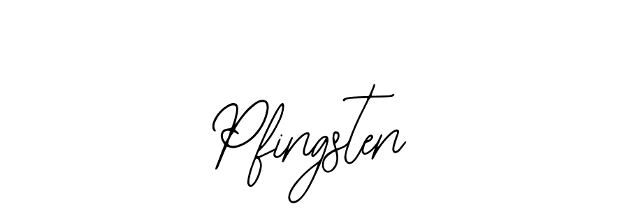 How to make Pfingsten name signature. Use Bearetta-2O07w style for creating short signs online. This is the latest handwritten sign. Pfingsten signature style 12 images and pictures png