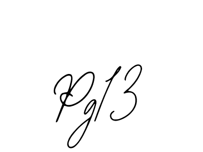 Pg13 stylish signature style. Best Handwritten Sign (Bearetta-2O07w) for my name. Handwritten Signature Collection Ideas for my name Pg13. Pg13 signature style 12 images and pictures png