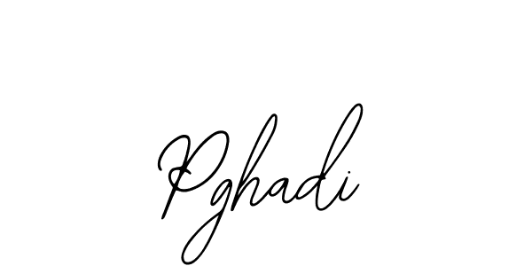 How to make Pghadi signature? Bearetta-2O07w is a professional autograph style. Create handwritten signature for Pghadi name. Pghadi signature style 12 images and pictures png