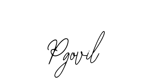 Pgovil stylish signature style. Best Handwritten Sign (Bearetta-2O07w) for my name. Handwritten Signature Collection Ideas for my name Pgovil. Pgovil signature style 12 images and pictures png