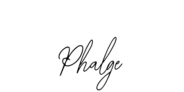 You should practise on your own different ways (Bearetta-2O07w) to write your name (Phalge) in signature. don't let someone else do it for you. Phalge signature style 12 images and pictures png