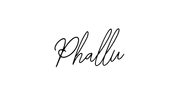 How to make Phallu signature? Bearetta-2O07w is a professional autograph style. Create handwritten signature for Phallu name. Phallu signature style 12 images and pictures png