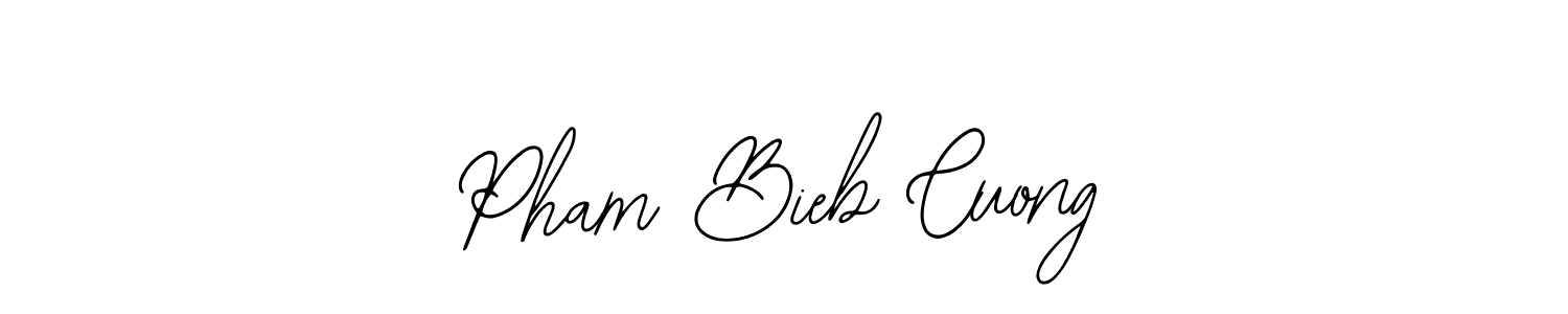 You should practise on your own different ways (Bearetta-2O07w) to write your name (Pham Bieb Cuong) in signature. don't let someone else do it for you. Pham Bieb Cuong signature style 12 images and pictures png