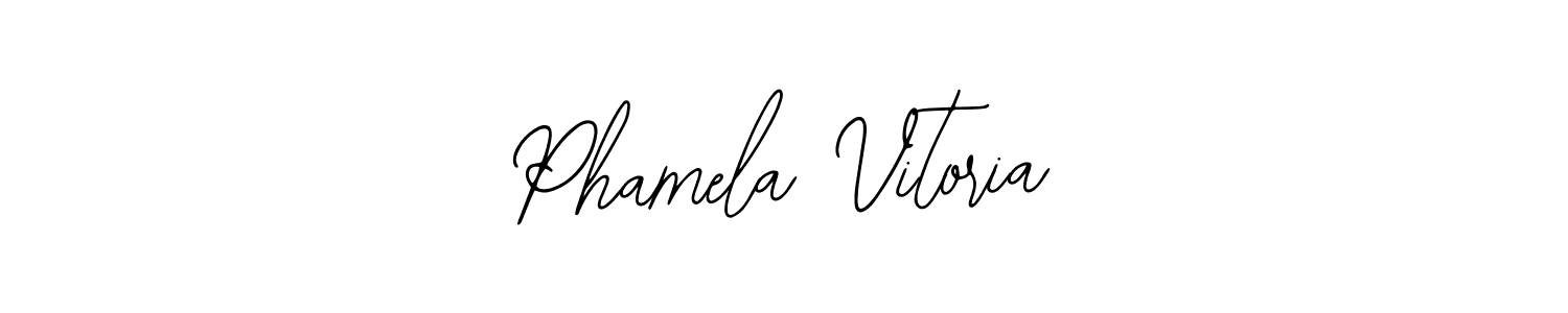 Check out images of Autograph of Phamela Vitoria name. Actor Phamela Vitoria Signature Style. Bearetta-2O07w is a professional sign style online. Phamela Vitoria signature style 12 images and pictures png
