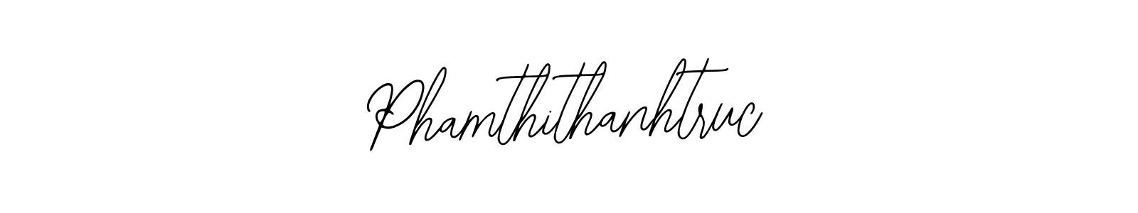 You should practise on your own different ways (Bearetta-2O07w) to write your name (Phamthithanhtruc) in signature. don't let someone else do it for you. Phamthithanhtruc signature style 12 images and pictures png