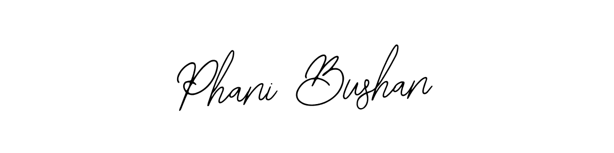 Make a beautiful signature design for name Phani Bushan. With this signature (Bearetta-2O07w) style, you can create a handwritten signature for free. Phani Bushan signature style 12 images and pictures png