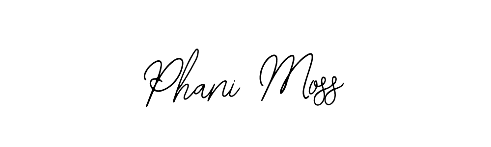 Make a beautiful signature design for name Phani Moss. With this signature (Bearetta-2O07w) style, you can create a handwritten signature for free. Phani Moss signature style 12 images and pictures png