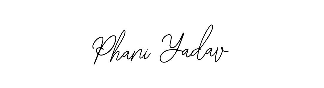 Create a beautiful signature design for name Phani Yadav. With this signature (Bearetta-2O07w) fonts, you can make a handwritten signature for free. Phani Yadav signature style 12 images and pictures png