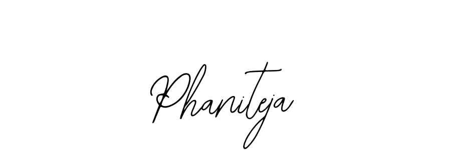 Similarly Bearetta-2O07w is the best handwritten signature design. Signature creator online .You can use it as an online autograph creator for name Phaniteja. Phaniteja signature style 12 images and pictures png