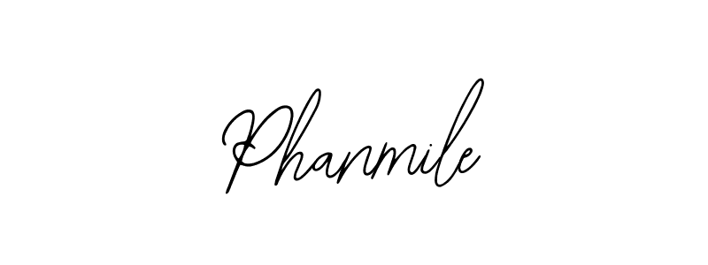 Similarly Bearetta-2O07w is the best handwritten signature design. Signature creator online .You can use it as an online autograph creator for name Phanmile. Phanmile signature style 12 images and pictures png