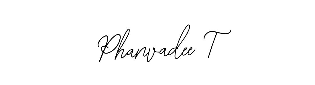 Phanvadee T stylish signature style. Best Handwritten Sign (Bearetta-2O07w) for my name. Handwritten Signature Collection Ideas for my name Phanvadee T. Phanvadee T signature style 12 images and pictures png
