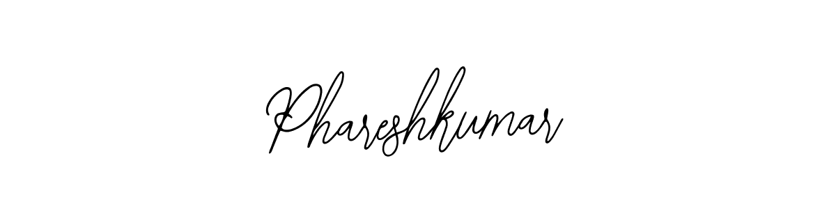 How to make Phareshkumar signature? Bearetta-2O07w is a professional autograph style. Create handwritten signature for Phareshkumar name. Phareshkumar signature style 12 images and pictures png