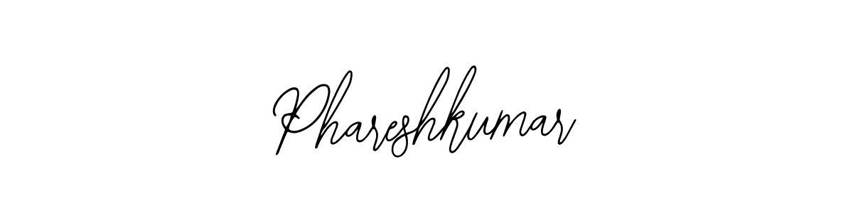 How to make Phareshkumar signature? Bearetta-2O07w is a professional autograph style. Create handwritten signature for Phareshkumar name. Phareshkumar signature style 12 images and pictures png