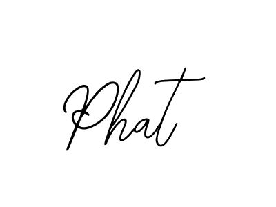 How to make Phat signature? Bearetta-2O07w is a professional autograph style. Create handwritten signature for Phat name. Phat signature style 12 images and pictures png