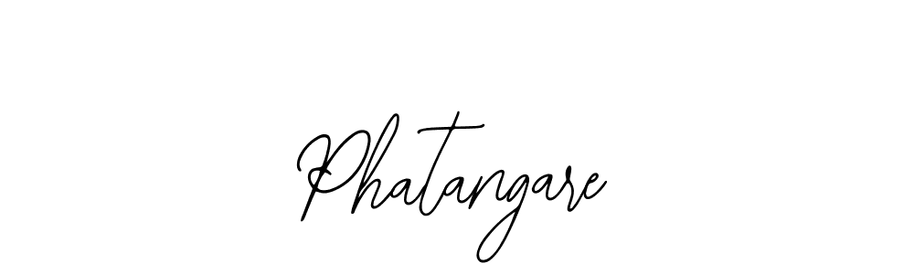 Similarly Bearetta-2O07w is the best handwritten signature design. Signature creator online .You can use it as an online autograph creator for name Phatangare. Phatangare signature style 12 images and pictures png