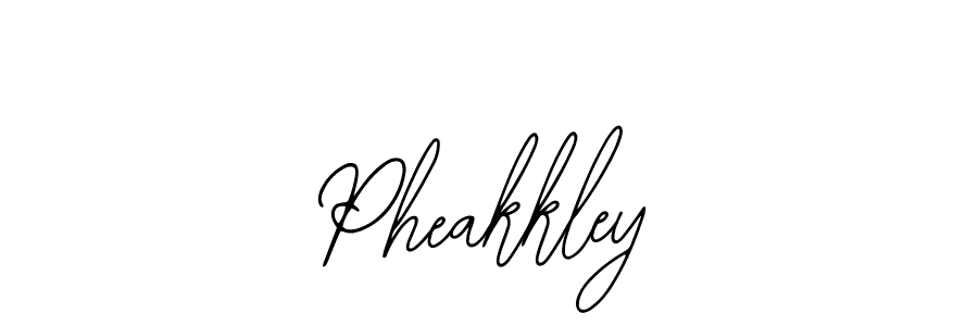 Bearetta-2O07w is a professional signature style that is perfect for those who want to add a touch of class to their signature. It is also a great choice for those who want to make their signature more unique. Get Pheakkley name to fancy signature for free. Pheakkley signature style 12 images and pictures png