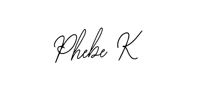 See photos of Phebe K official signature by Spectra . Check more albums & portfolios. Read reviews & check more about Bearetta-2O07w font. Phebe K signature style 12 images and pictures png