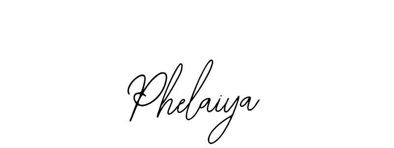 You should practise on your own different ways (Bearetta-2O07w) to write your name (Phelaiya) in signature. don't let someone else do it for you. Phelaiya signature style 12 images and pictures png