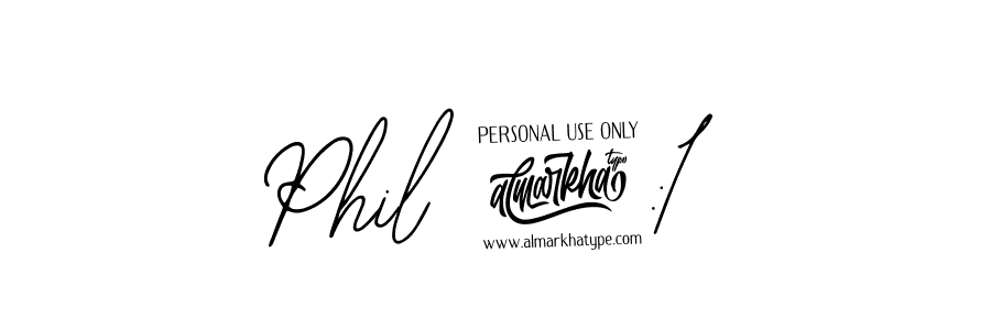 Design your own signature with our free online signature maker. With this signature software, you can create a handwritten (Bearetta-2O07w) signature for name Phil 2:15. Phil 2:15 signature style 12 images and pictures png