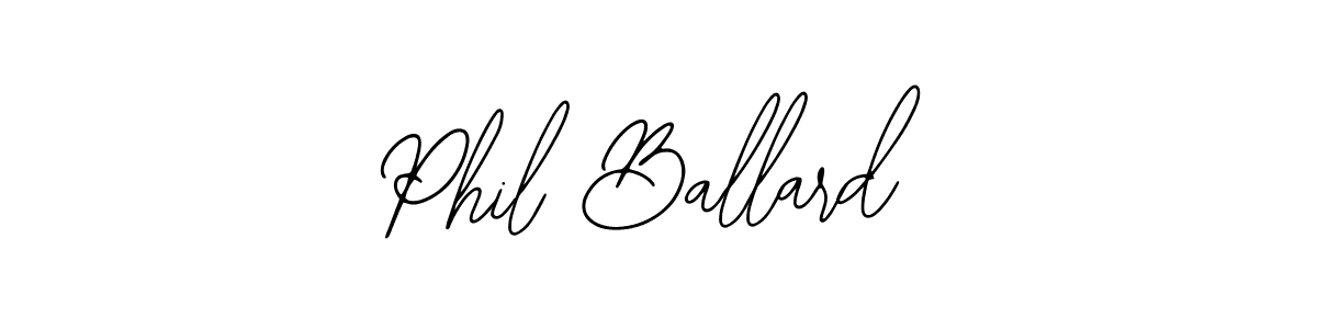 Phil Ballard stylish signature style. Best Handwritten Sign (Bearetta-2O07w) for my name. Handwritten Signature Collection Ideas for my name Phil Ballard. Phil Ballard signature style 12 images and pictures png