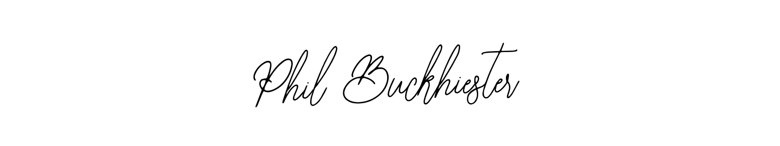 Design your own signature with our free online signature maker. With this signature software, you can create a handwritten (Bearetta-2O07w) signature for name Phil Buckhiester. Phil Buckhiester signature style 12 images and pictures png