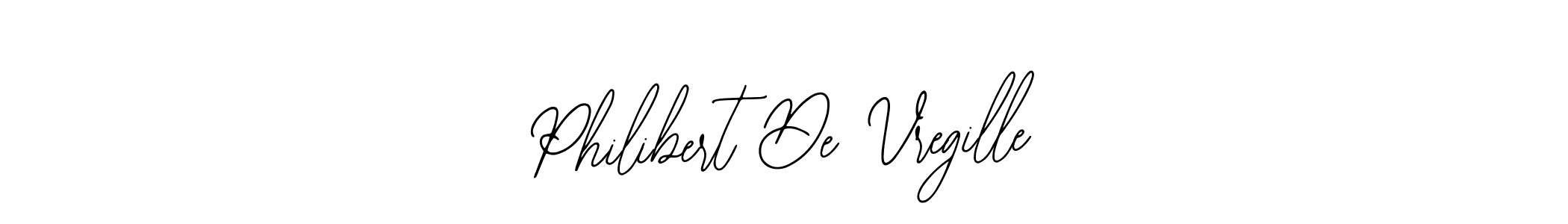 Design your own signature with our free online signature maker. With this signature software, you can create a handwritten (Bearetta-2O07w) signature for name Philibert De Vregille. Philibert De Vregille signature style 12 images and pictures png