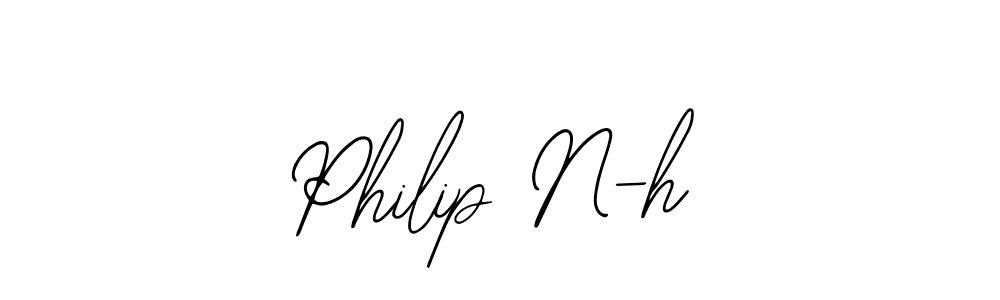 How to make Philip N-h signature? Bearetta-2O07w is a professional autograph style. Create handwritten signature for Philip N-h name. Philip N-h signature style 12 images and pictures png