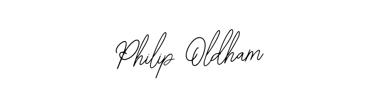 How to make Philip Oldham name signature. Use Bearetta-2O07w style for creating short signs online. This is the latest handwritten sign. Philip Oldham signature style 12 images and pictures png