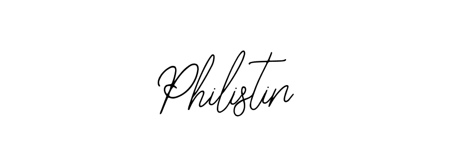 How to make Philistin name signature. Use Bearetta-2O07w style for creating short signs online. This is the latest handwritten sign. Philistin signature style 12 images and pictures png