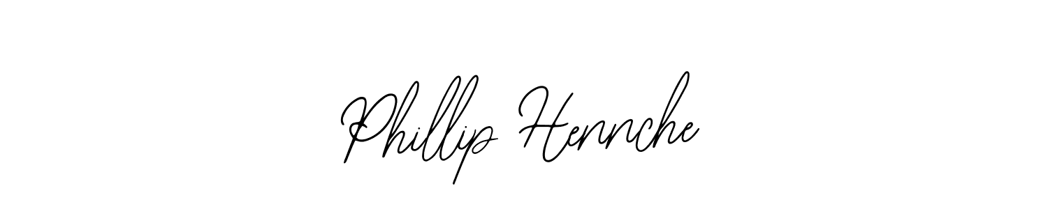 Phillip Hennche stylish signature style. Best Handwritten Sign (Bearetta-2O07w) for my name. Handwritten Signature Collection Ideas for my name Phillip Hennche. Phillip Hennche signature style 12 images and pictures png