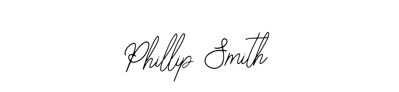 You should practise on your own different ways (Bearetta-2O07w) to write your name (Phillip Smith) in signature. don't let someone else do it for you. Phillip Smith signature style 12 images and pictures png