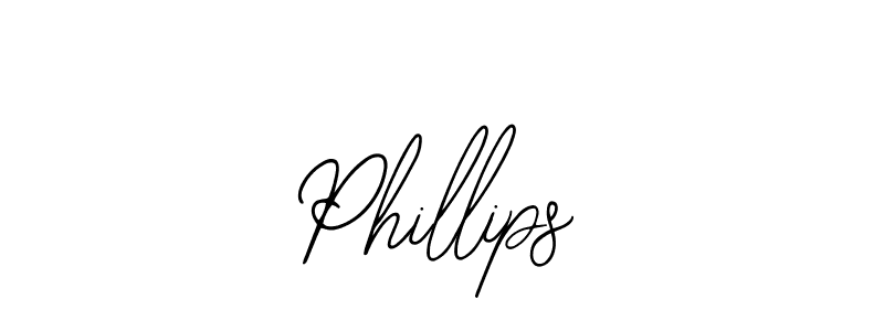 Use a signature maker to create a handwritten signature online. With this signature software, you can design (Bearetta-2O07w) your own signature for name Phillips. Phillips signature style 12 images and pictures png