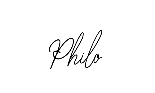 Philo stylish signature style. Best Handwritten Sign (Bearetta-2O07w) for my name. Handwritten Signature Collection Ideas for my name Philo. Philo signature style 12 images and pictures png