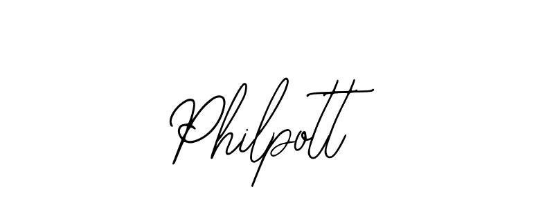 How to make Philpott signature? Bearetta-2O07w is a professional autograph style. Create handwritten signature for Philpott name. Philpott signature style 12 images and pictures png