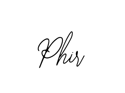 Use a signature maker to create a handwritten signature online. With this signature software, you can design (Bearetta-2O07w) your own signature for name Phir. Phir signature style 12 images and pictures png