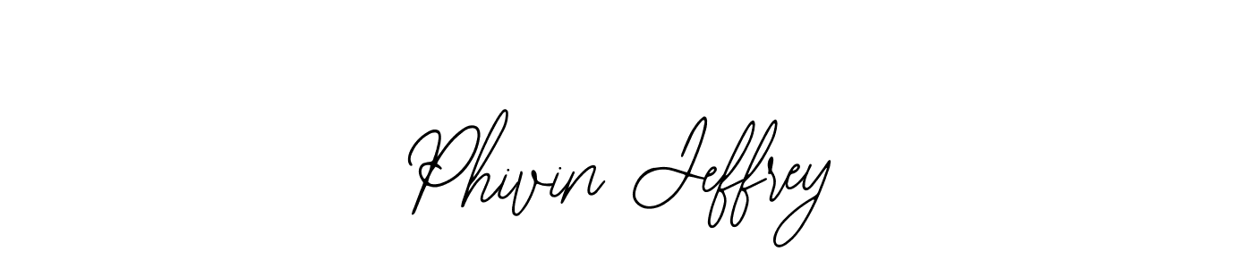 Make a beautiful signature design for name Phivin Jeffrey. Use this online signature maker to create a handwritten signature for free. Phivin Jeffrey signature style 12 images and pictures png