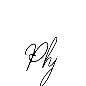 How to make Phj name signature. Use Bearetta-2O07w style for creating short signs online. This is the latest handwritten sign. Phj signature style 12 images and pictures png