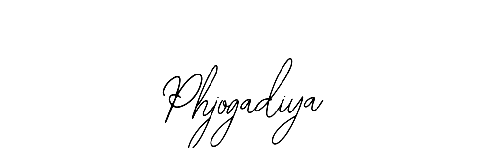 Make a beautiful signature design for name Phjogadiya. Use this online signature maker to create a handwritten signature for free. Phjogadiya signature style 12 images and pictures png