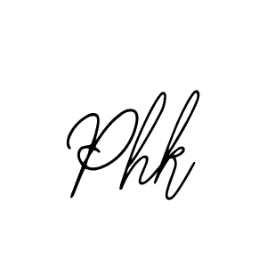 Use a signature maker to create a handwritten signature online. With this signature software, you can design (Bearetta-2O07w) your own signature for name Phk. Phk signature style 12 images and pictures png